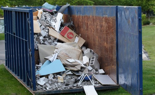Electronic waste disposal in Thamesmead office clearance