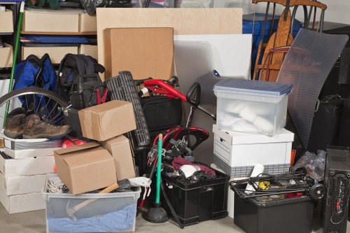 Clearing furniture from Thamesmead apartment